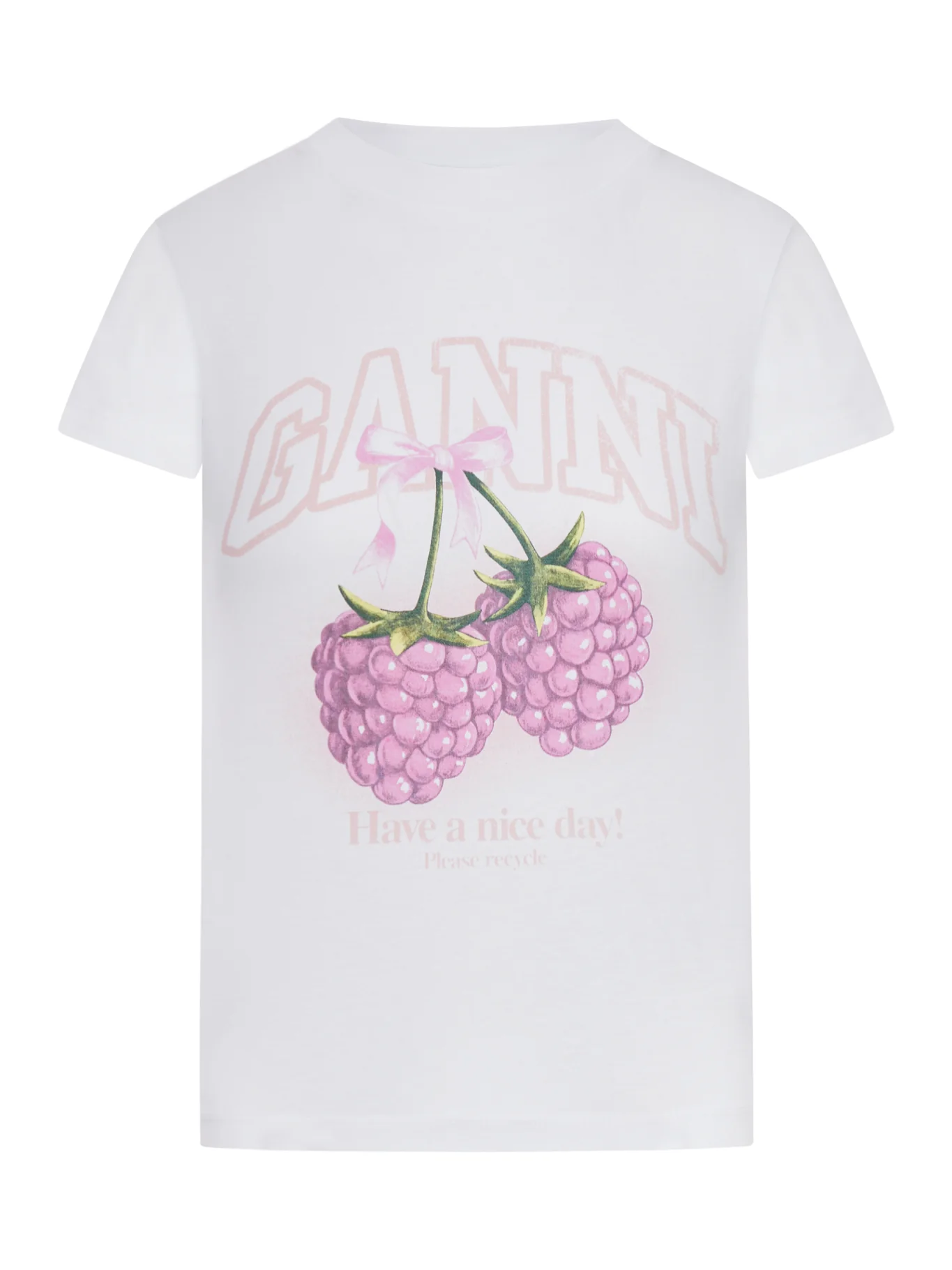 COTTON T-SHIRT WITH PLACED PRINT