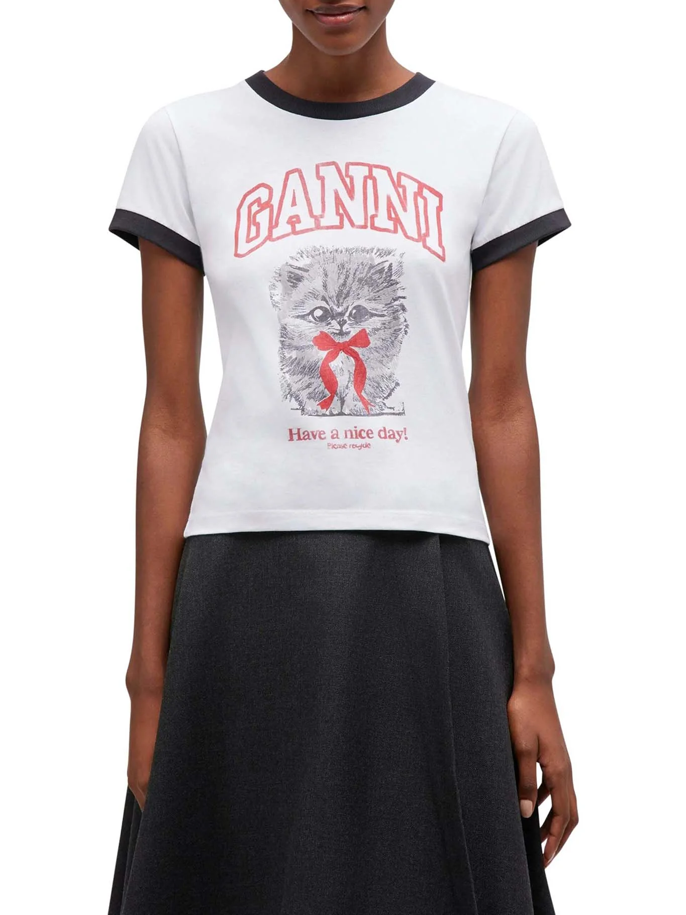 SHORT-SLEEVED T-SHIRT WITH PRINT - Image 3