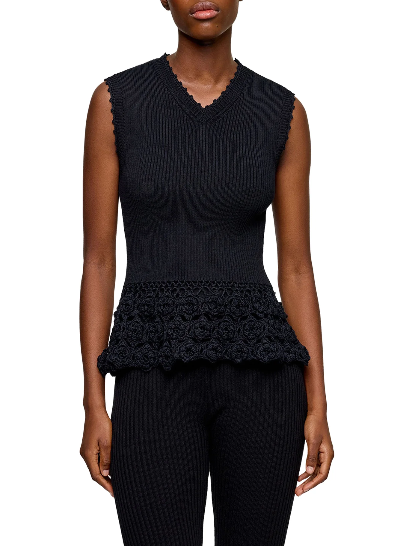 VEST IN COTTON CROCHET - Image 3