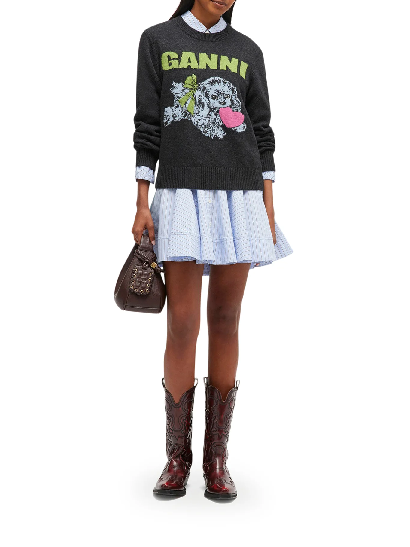 WOOL SWEATER WITH PRINT - Image 2