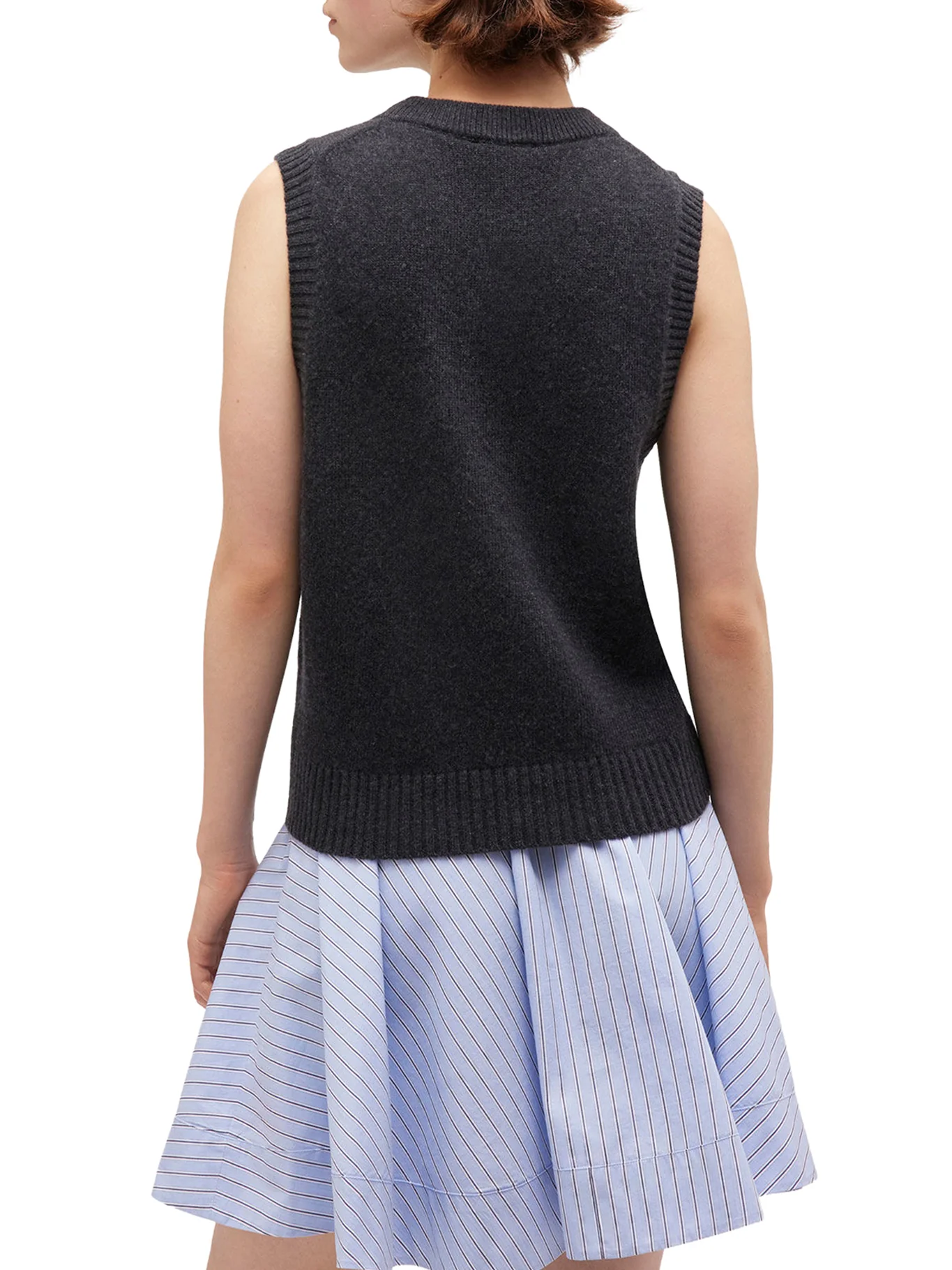 WOOL VEST WITH PRINT - Image 4