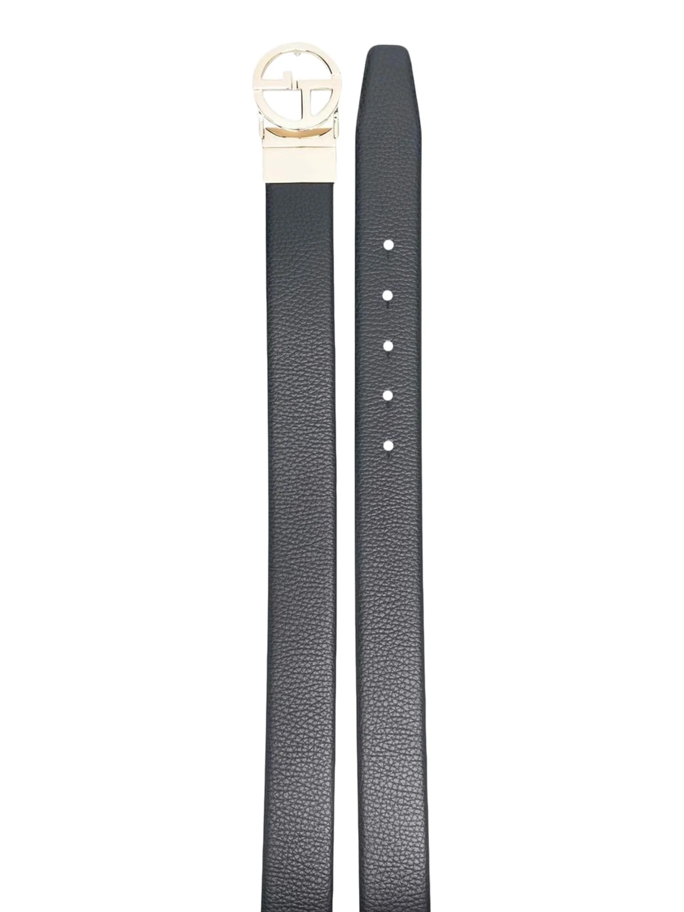 TWO-TONE REVERSIBLE LEATHER BELT - Image 2