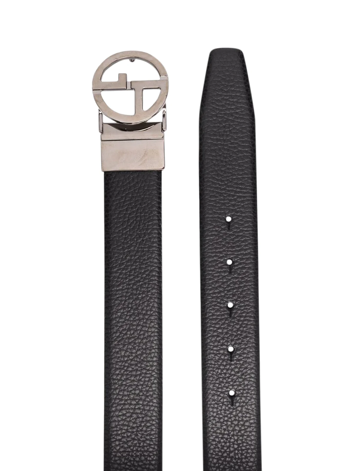 TWO-TONE REVERSIBLE LEATHER BELT - Image 2