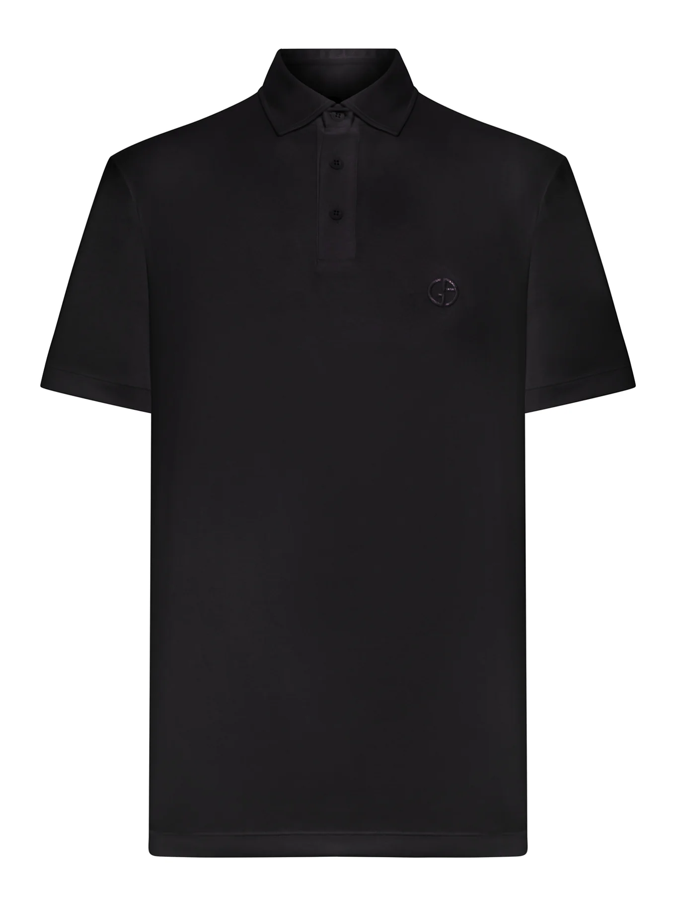 COTTON POLO WITH INTERLOCK LOGO
