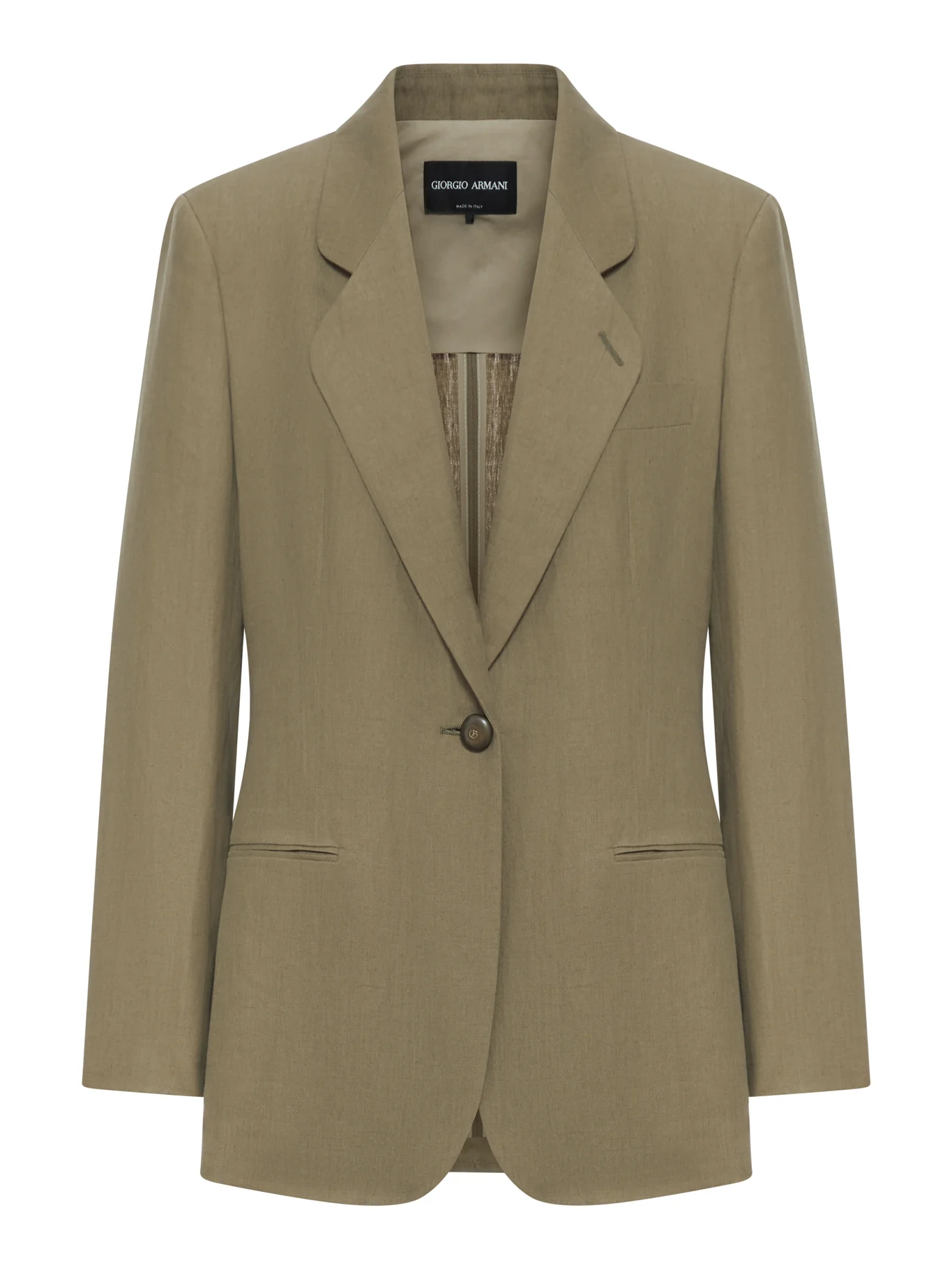SINGLE-BREASTED LINEN BLAZER