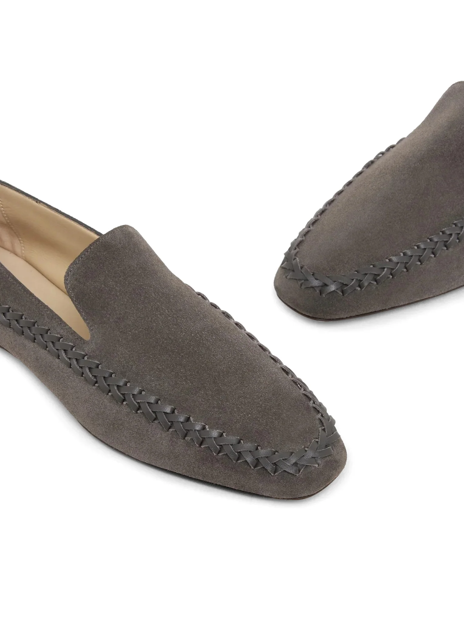 SLIP-ON SUEDE SNEAKERS WITH WOVEN EMBROIDERY - Image 6
