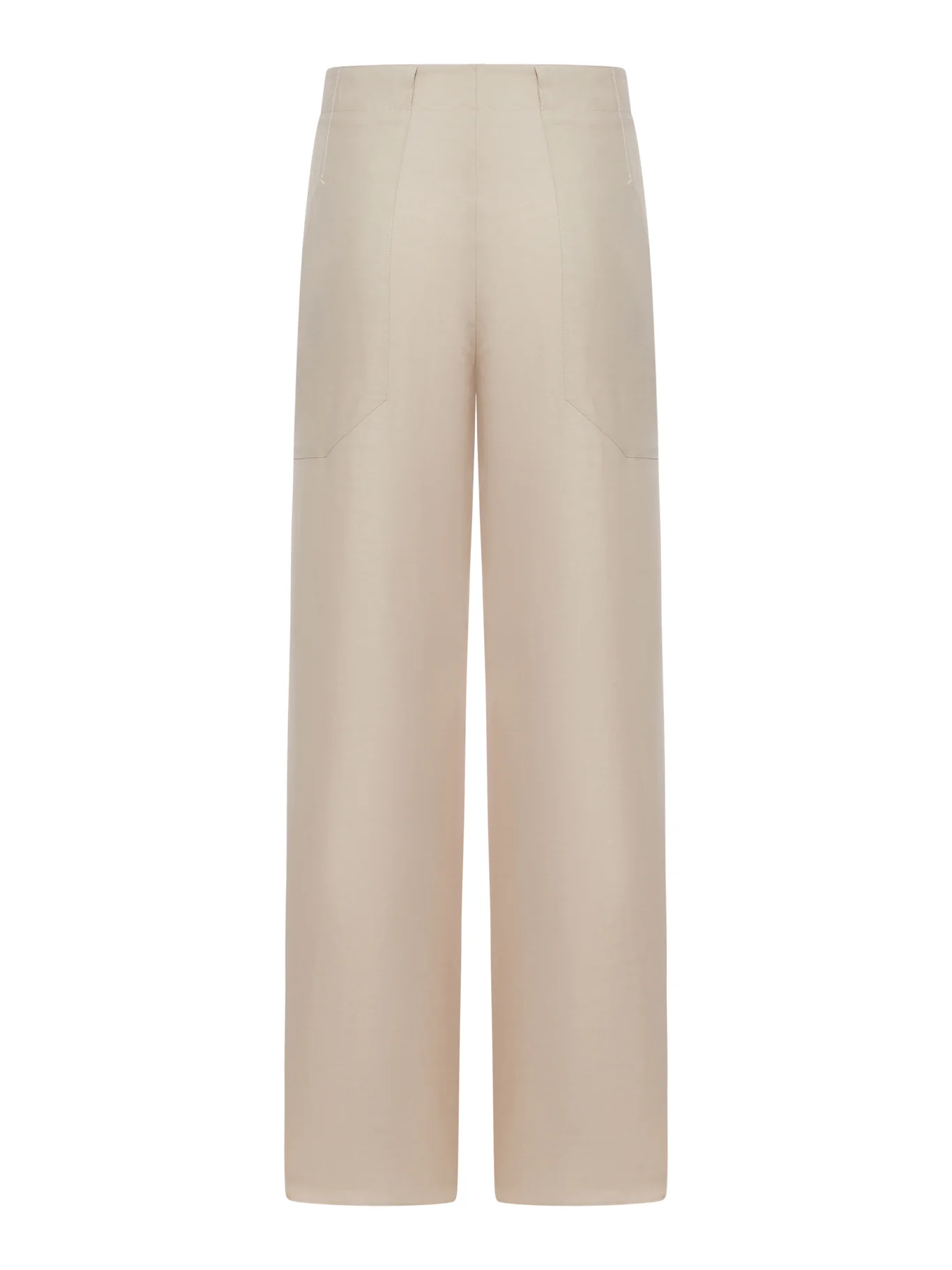 STRAIGHT-LEG TROUSERS IN LINEN BLEND - Image 2