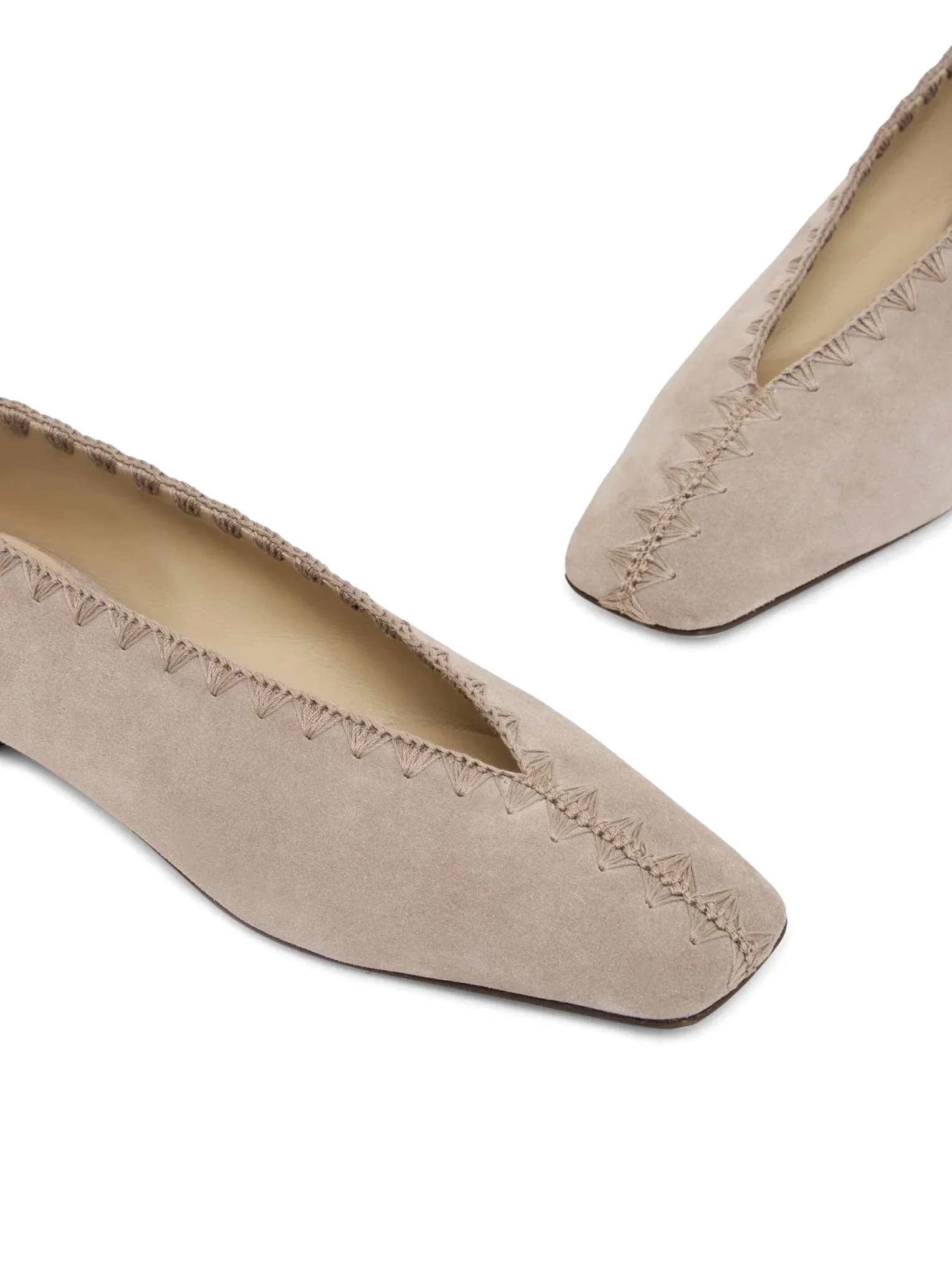 SUEDE BALLERINAS WITH EMBROIDERY - Image 6