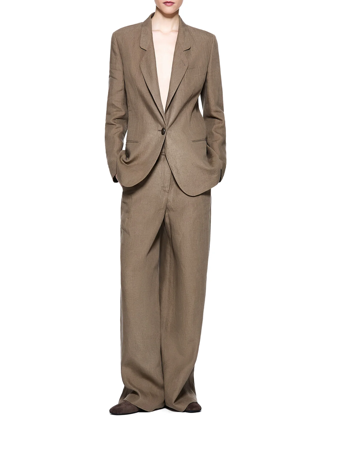 TAILORED LINEN TROUSERS - Image 2