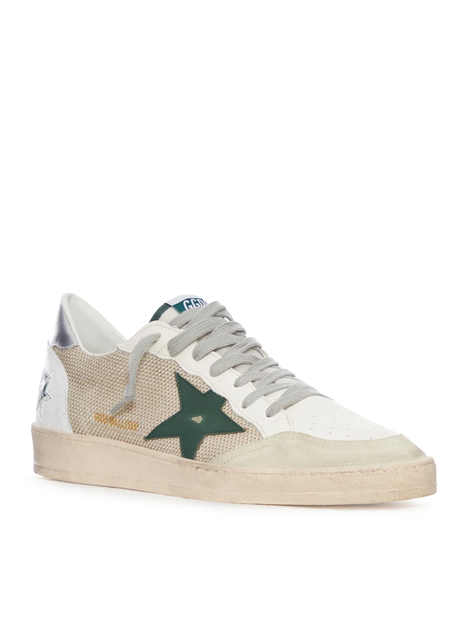 BALL-STAR SNEAKERS IN LEATHER WITH LAMINATED INSERTS - Image 2