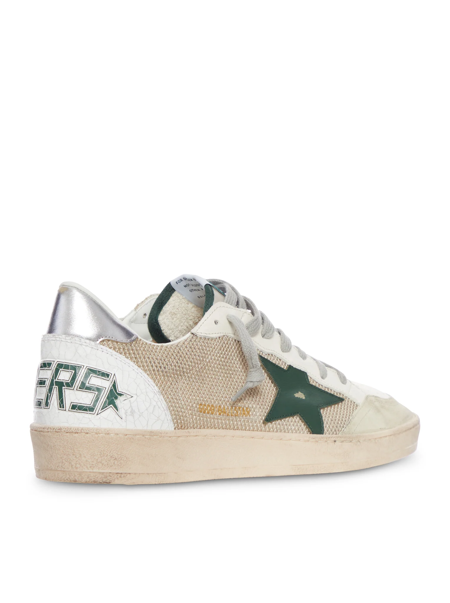 BALL-STAR SNEAKERS IN LEATHER WITH LAMINATED INSERTS - Image 3