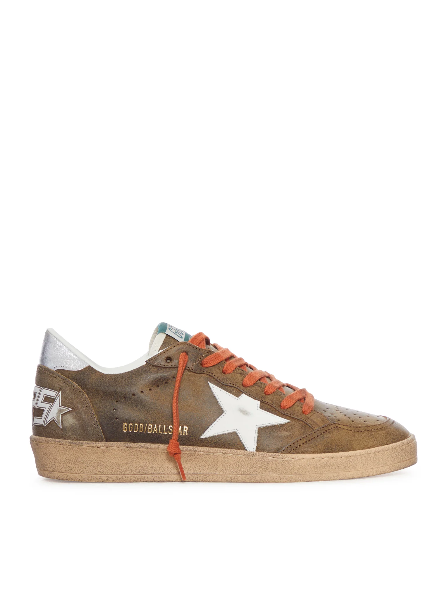 BALL-STAR SNEAKERS IN SUEDE WITH CONTRAST LACES