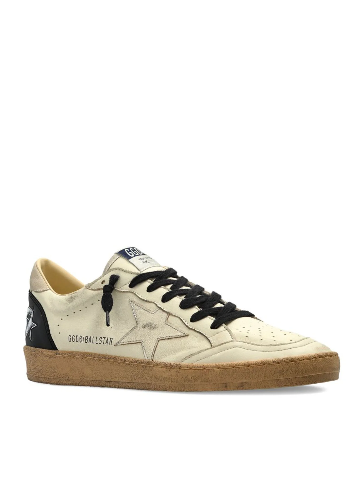 BALL-STAR SNEAKERS IN VINTAGE-EFFECT LEATHER - Image 2