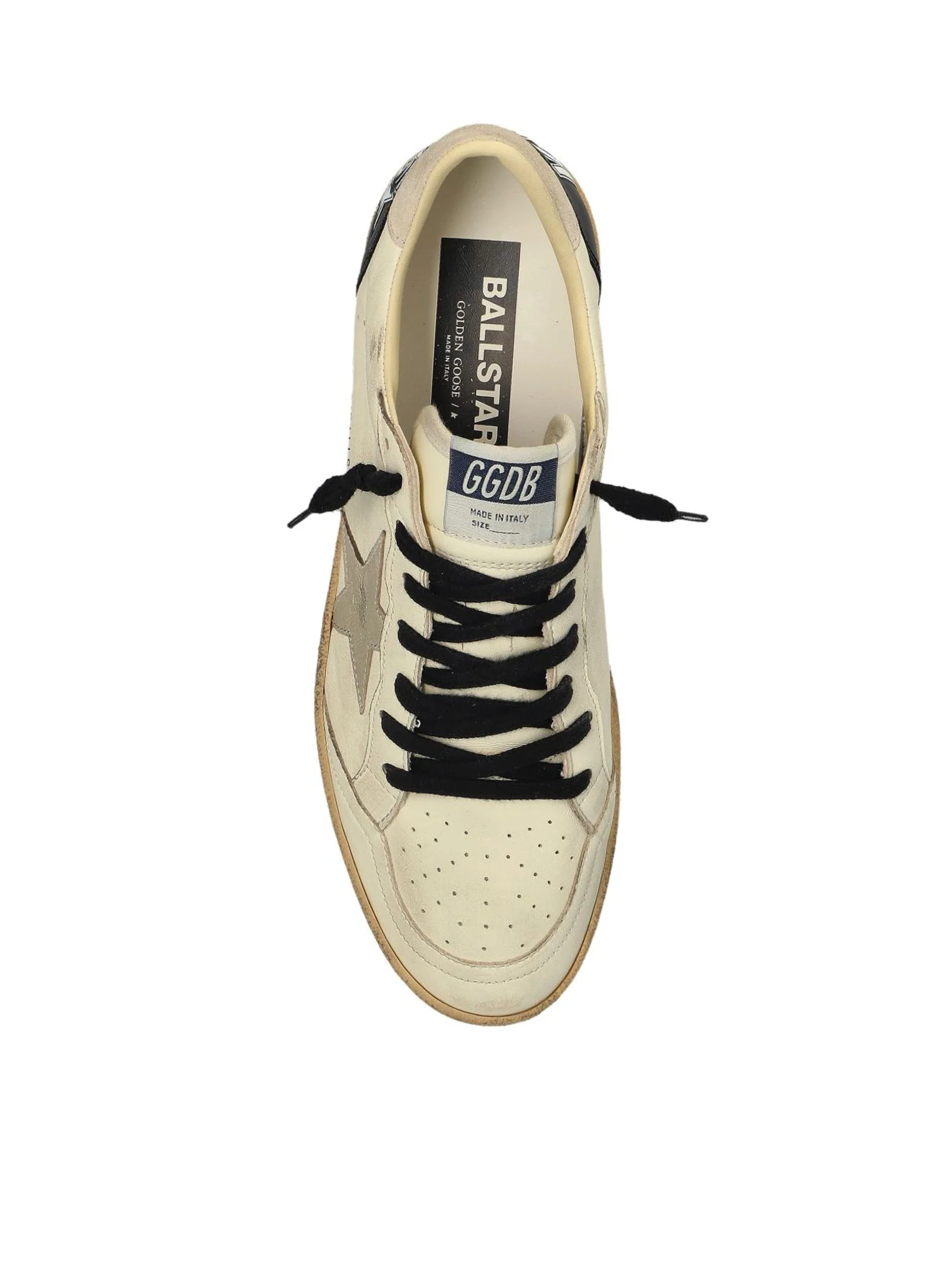 BALL-STAR SNEAKERS IN VINTAGE-EFFECT LEATHER - Image 4