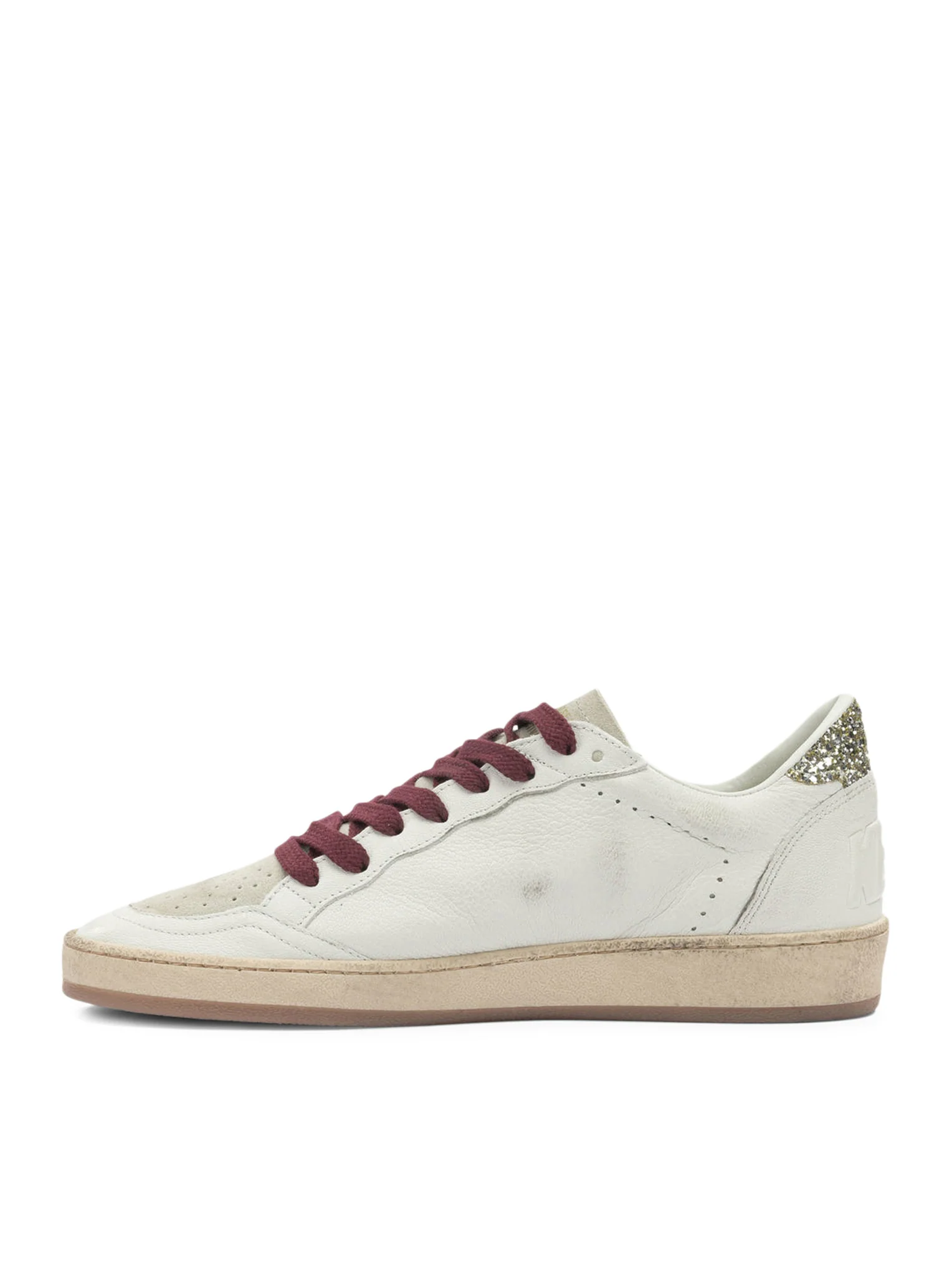 BALL-STAR SNEAKERS IN WHITE NAPPA WITH PONYSKIN STAR - Image 4
