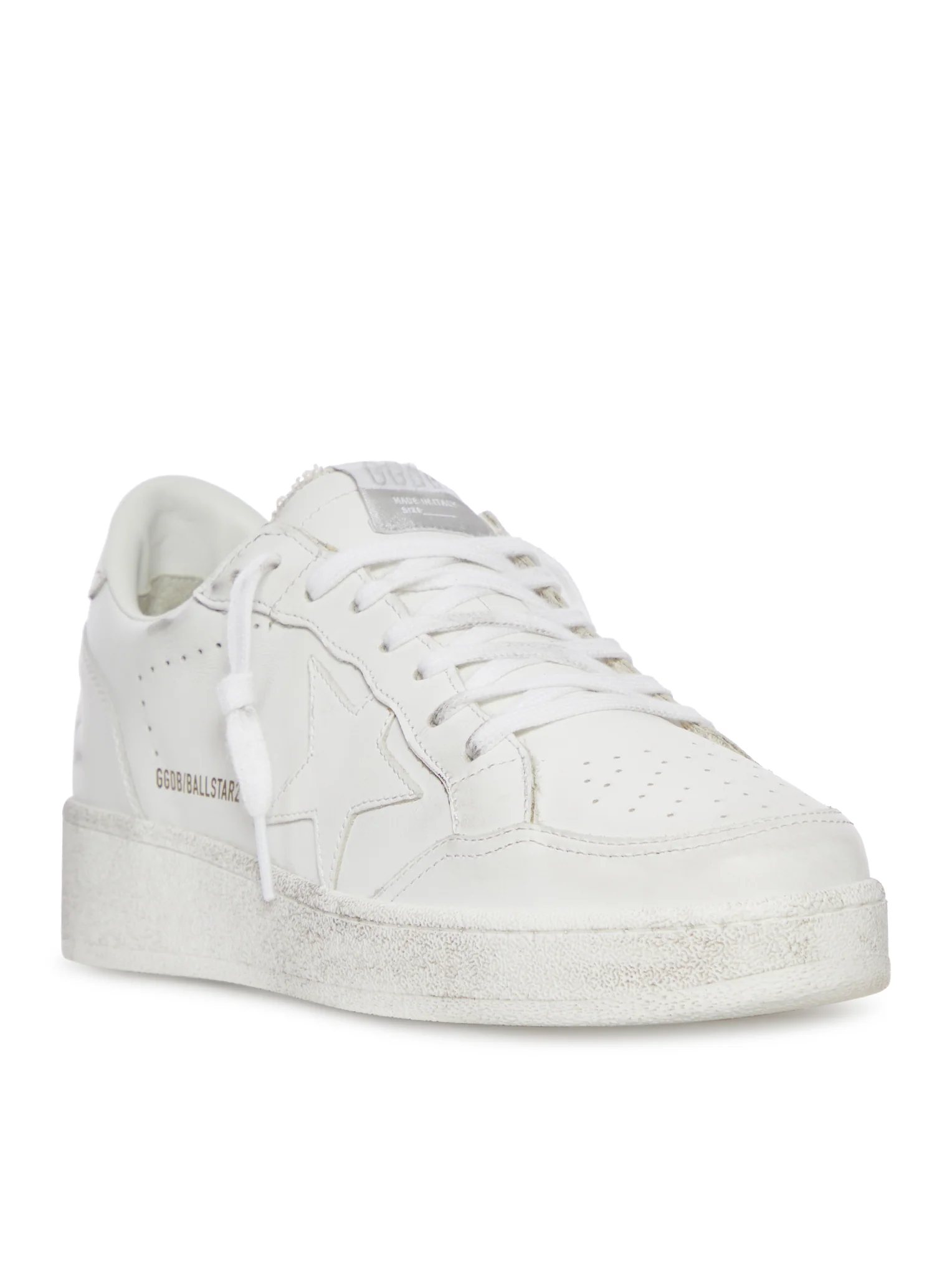 BALL STAR SNEAKERS WITH STAR AND WHITE LEATHER HEEL TAB - Image 2