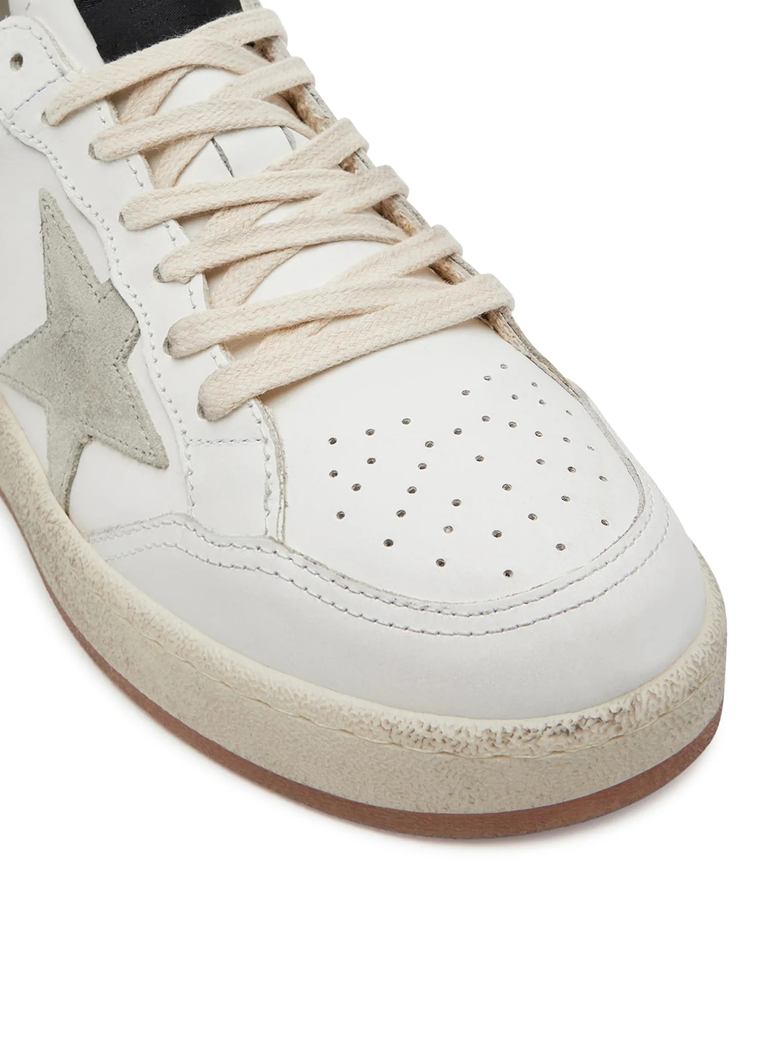 BALL STAR WITH ICE SUEDE STAR AND BLACK LEATHER HEEL - Image 6