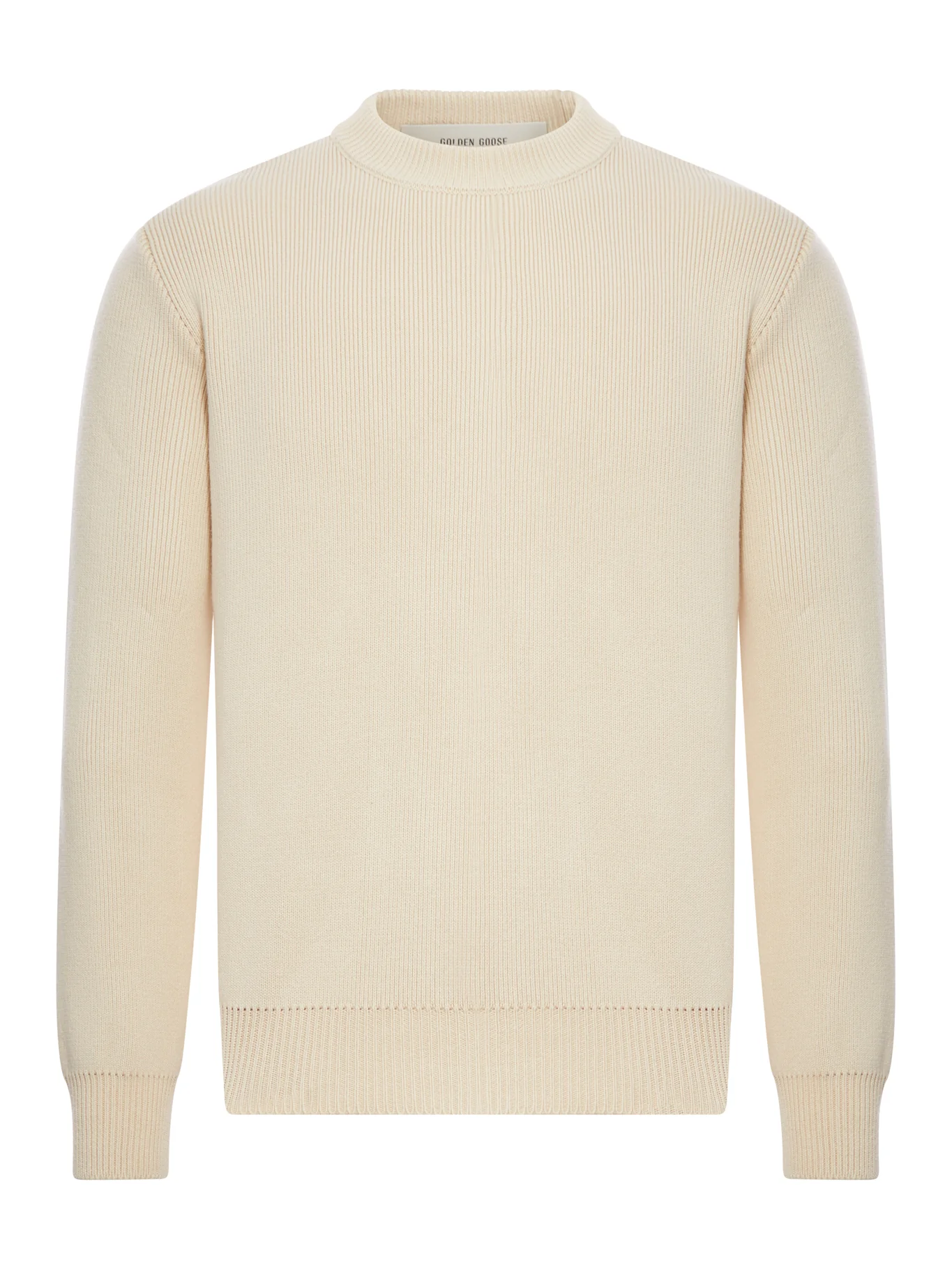 CREW NECK COTTON SWEATER