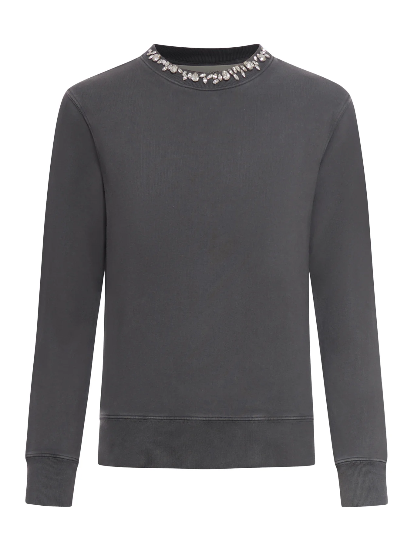 CREWNECK SWEATSHIRT WITH CRYSTALS