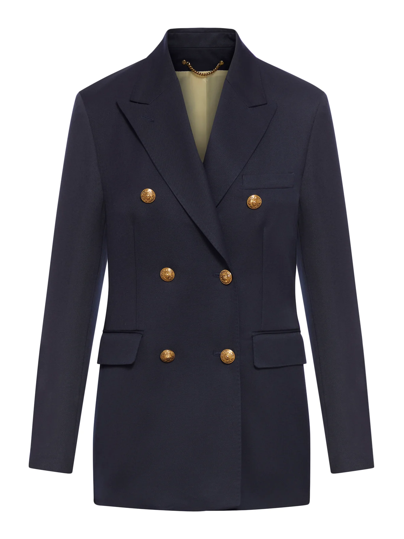 DOUBLE BREASTED BLAZER IN WOOL BLEND