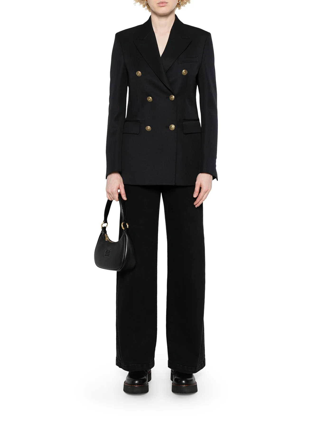 DOUBLE BREASTED BLAZER IN WOOL BLEND - Image 2