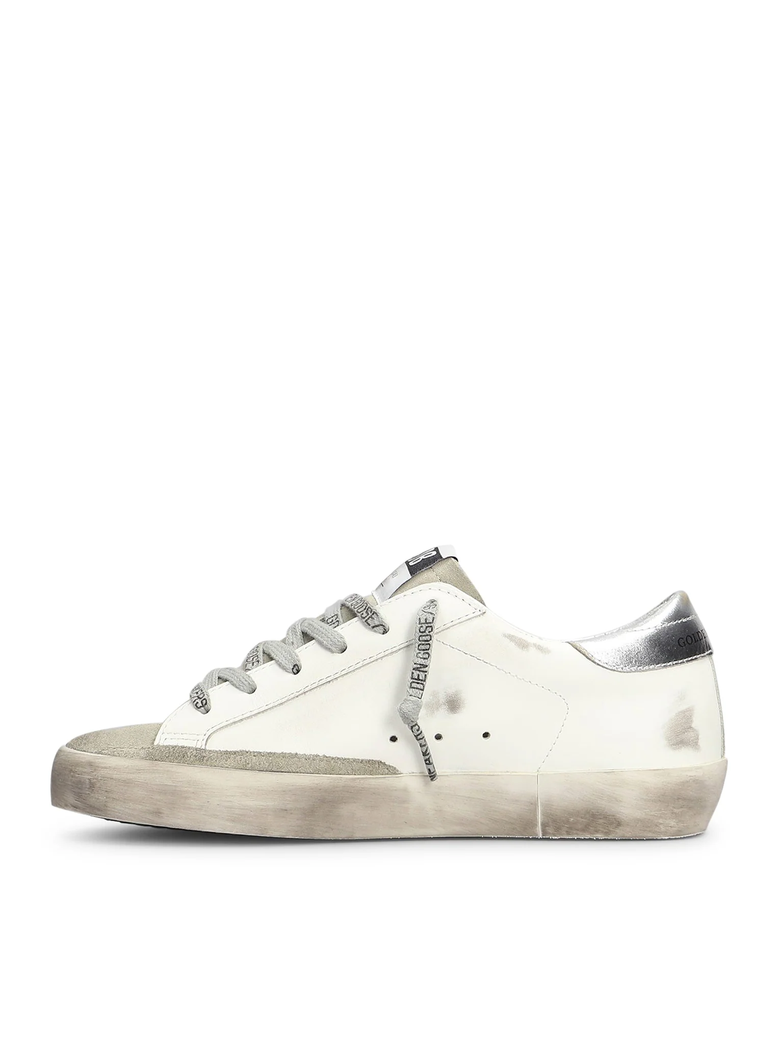 SUPER-STAR IN WHITE LEATHER AND SUEDE - Image 3