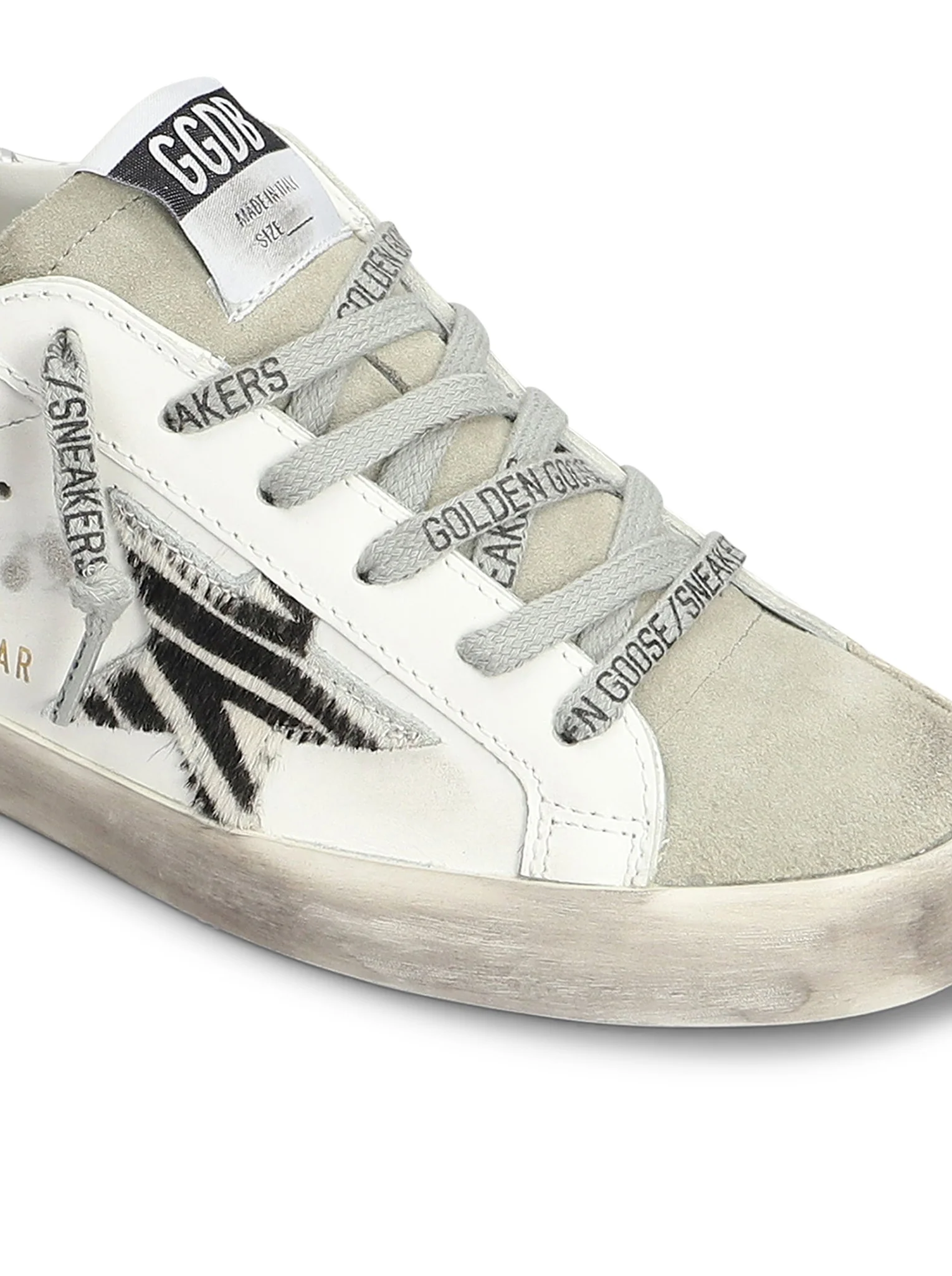 SUPER-STAR IN WHITE LEATHER AND SUEDE - Image 5