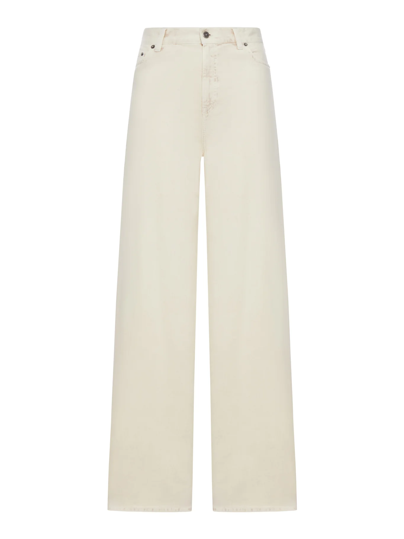 WIDE LEG JEANS IN COTTON DENIM