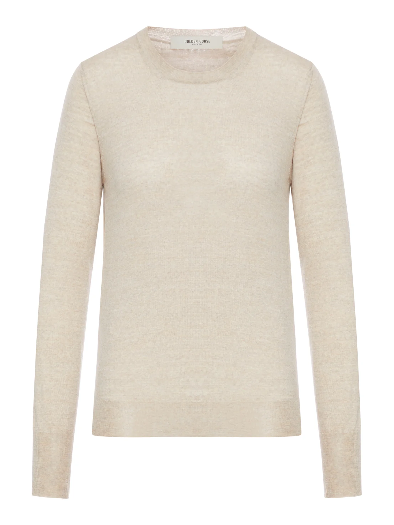 WOMEN`S CREW NECK WOOL SWEATER