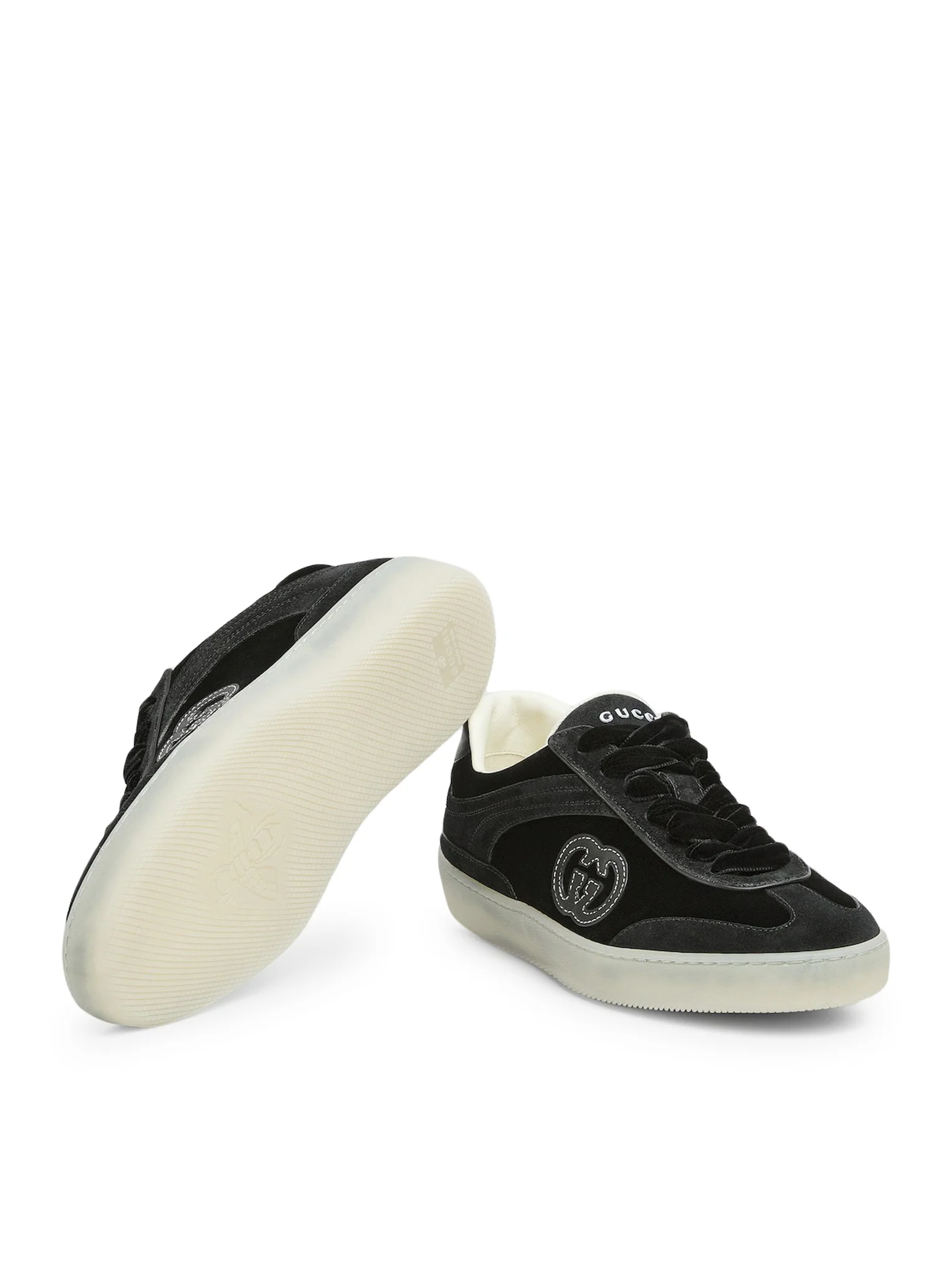 BLACK VELVET SNEAKERS - Image 6