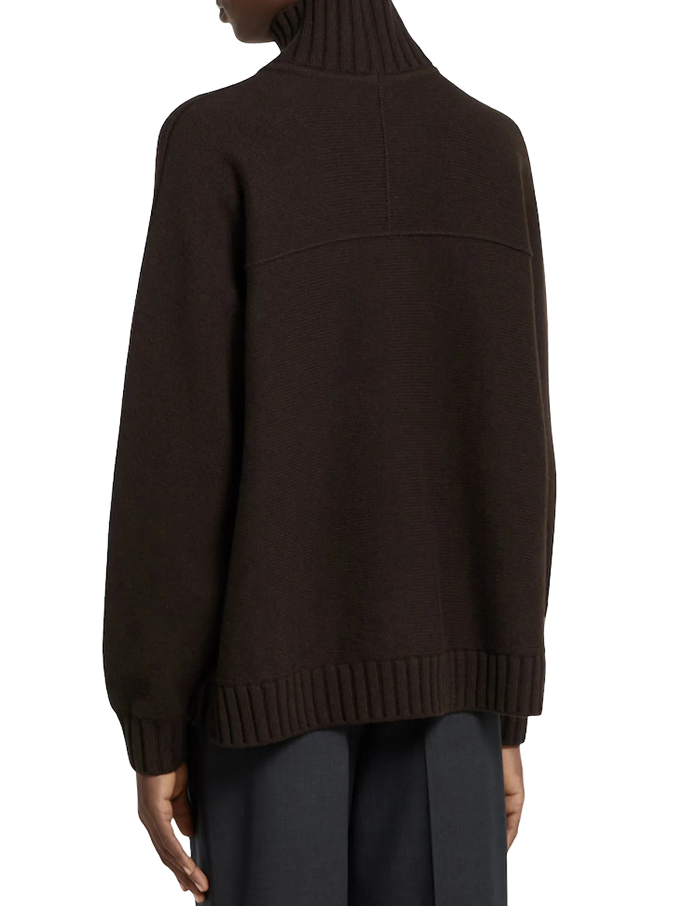 CASHMERE BLEND HIGH NECK SWEATER - Image 3