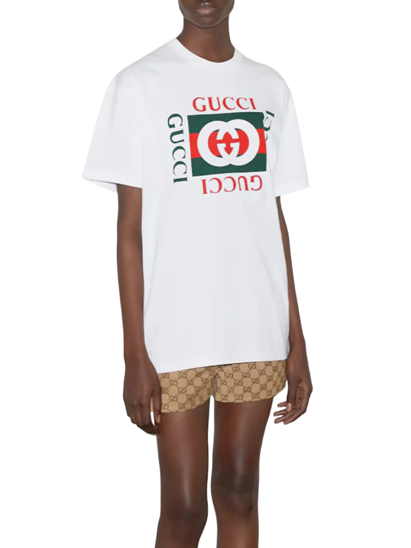 COTTON JERSEY T-SHIRT WITH PRINTED LOGO - Image 3