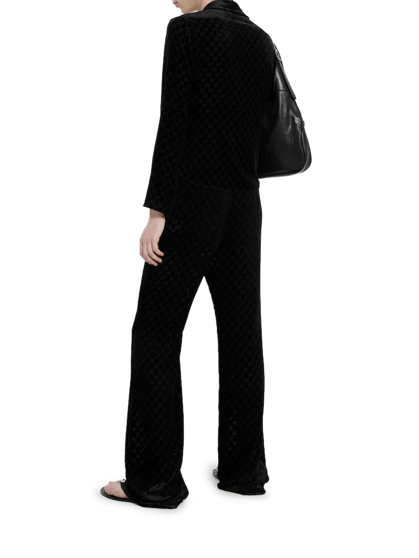 DÉVORÉ GG STRETCH VELVET SHIRT - Image 3