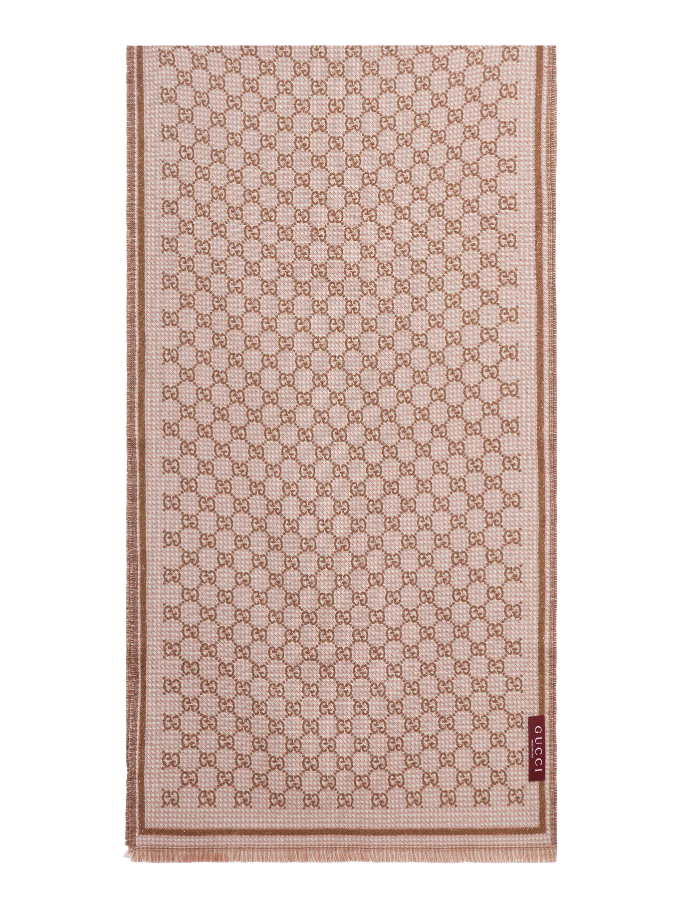 DOUBLE SIDE "GG" WOOL SCARF - Image 2