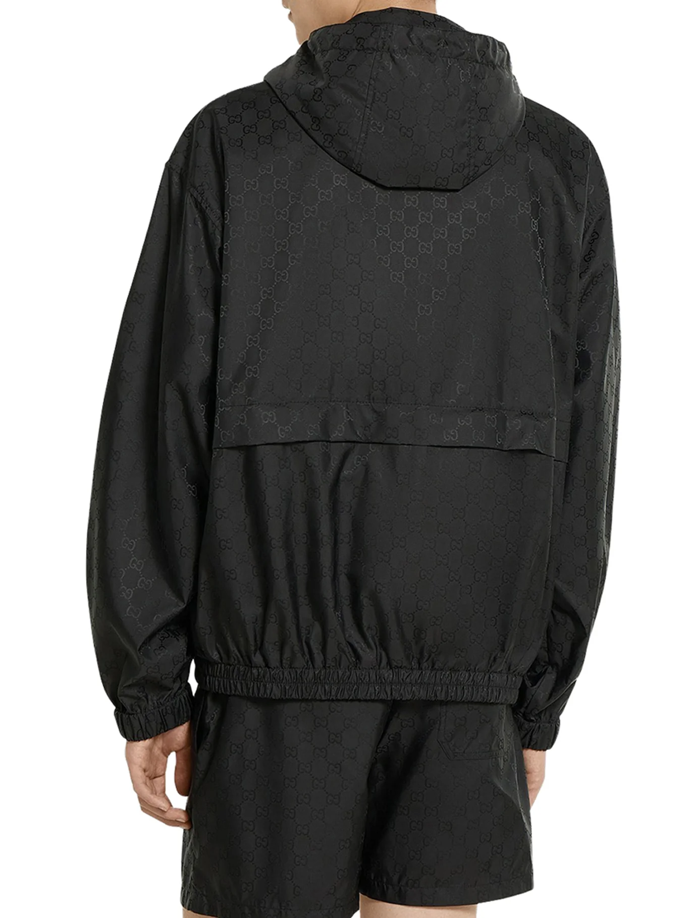 GG JACQUARD NYLON ZIP-UP JACKET - Image 4