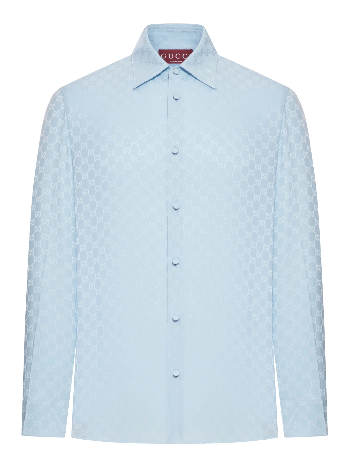 GG JACQUARD SILK SHIRT