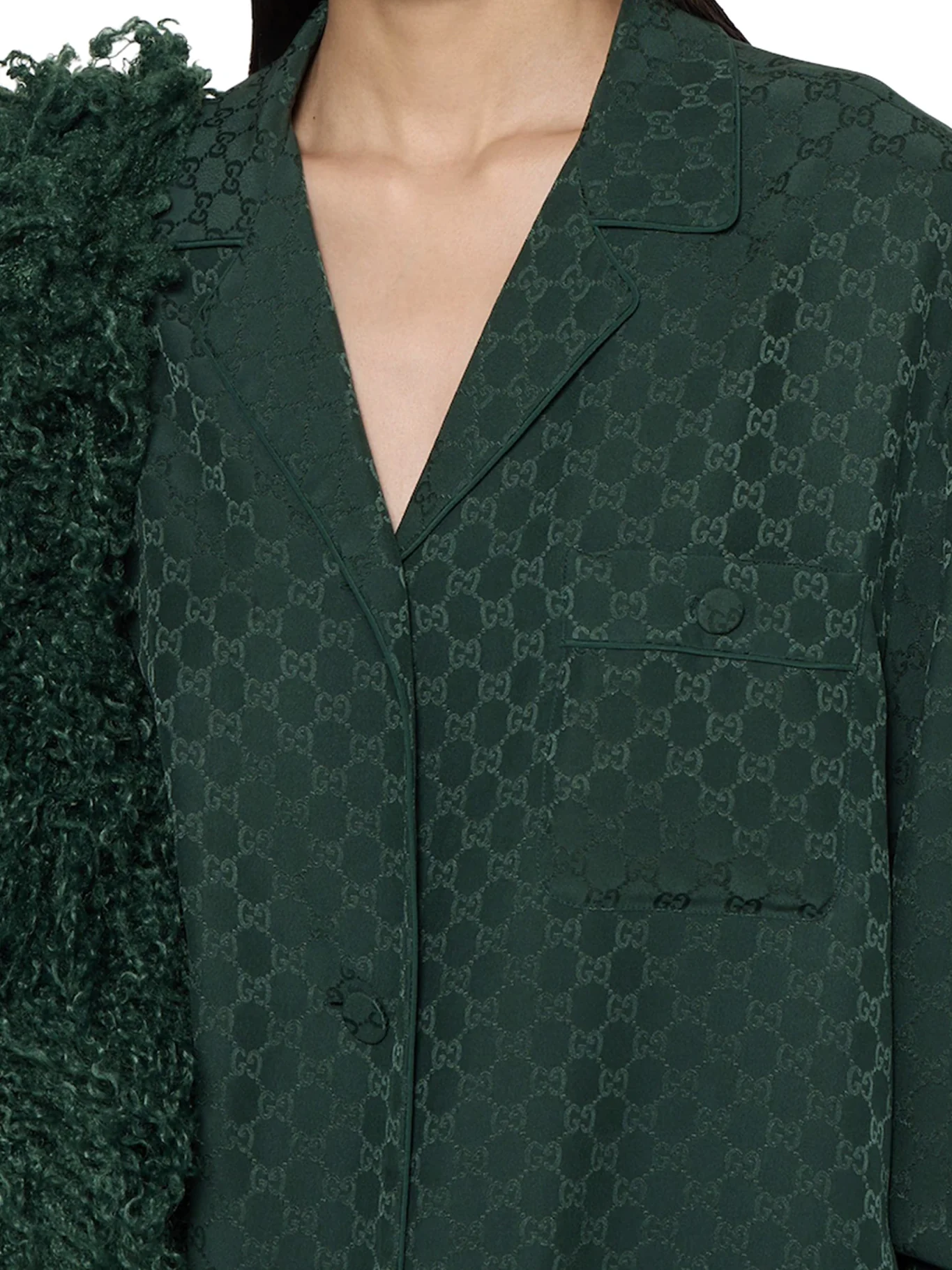 GG JACQUARD SILK SHIRT - Image 5