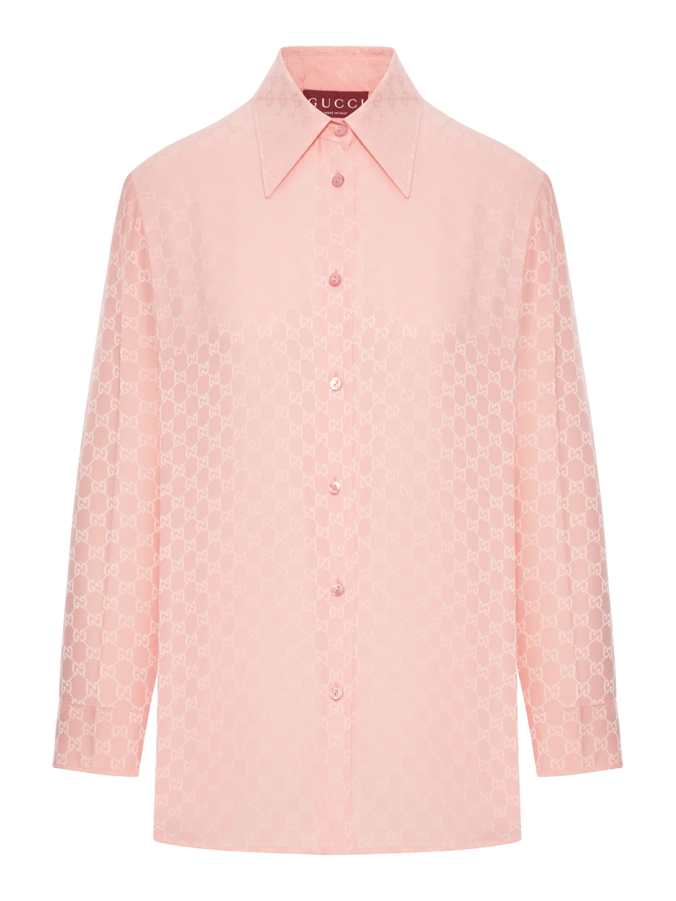 GG JACQUARD SILK SHIRT