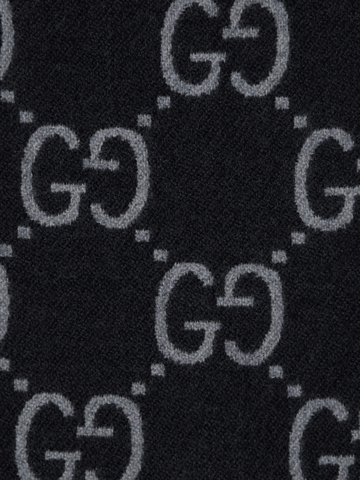 GG WOOL JACQUARD CAPE - Image 3