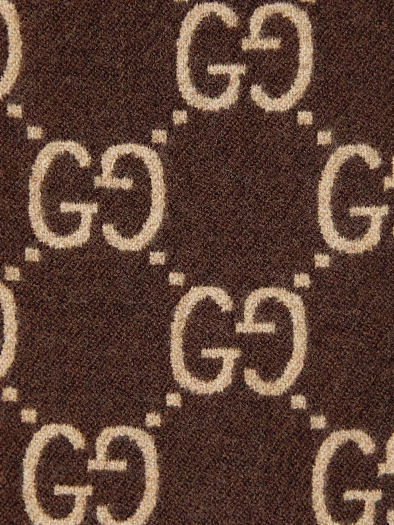 GG WOOL JACQUARD CAPE - Image 3