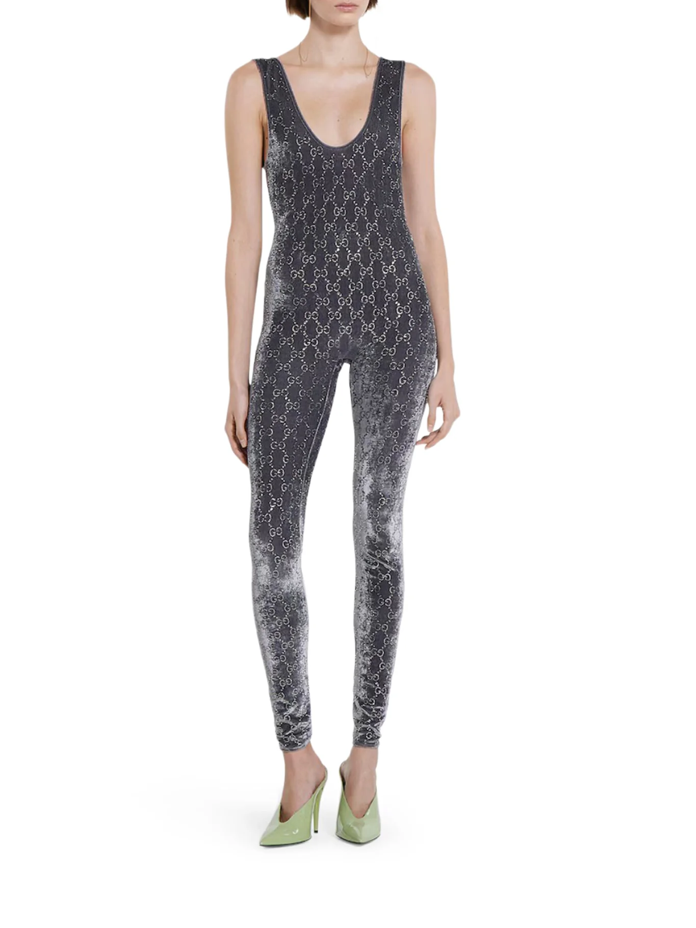 JUMPSUIT WITH GG CRYSTAL EMBROIDERY - Image 2