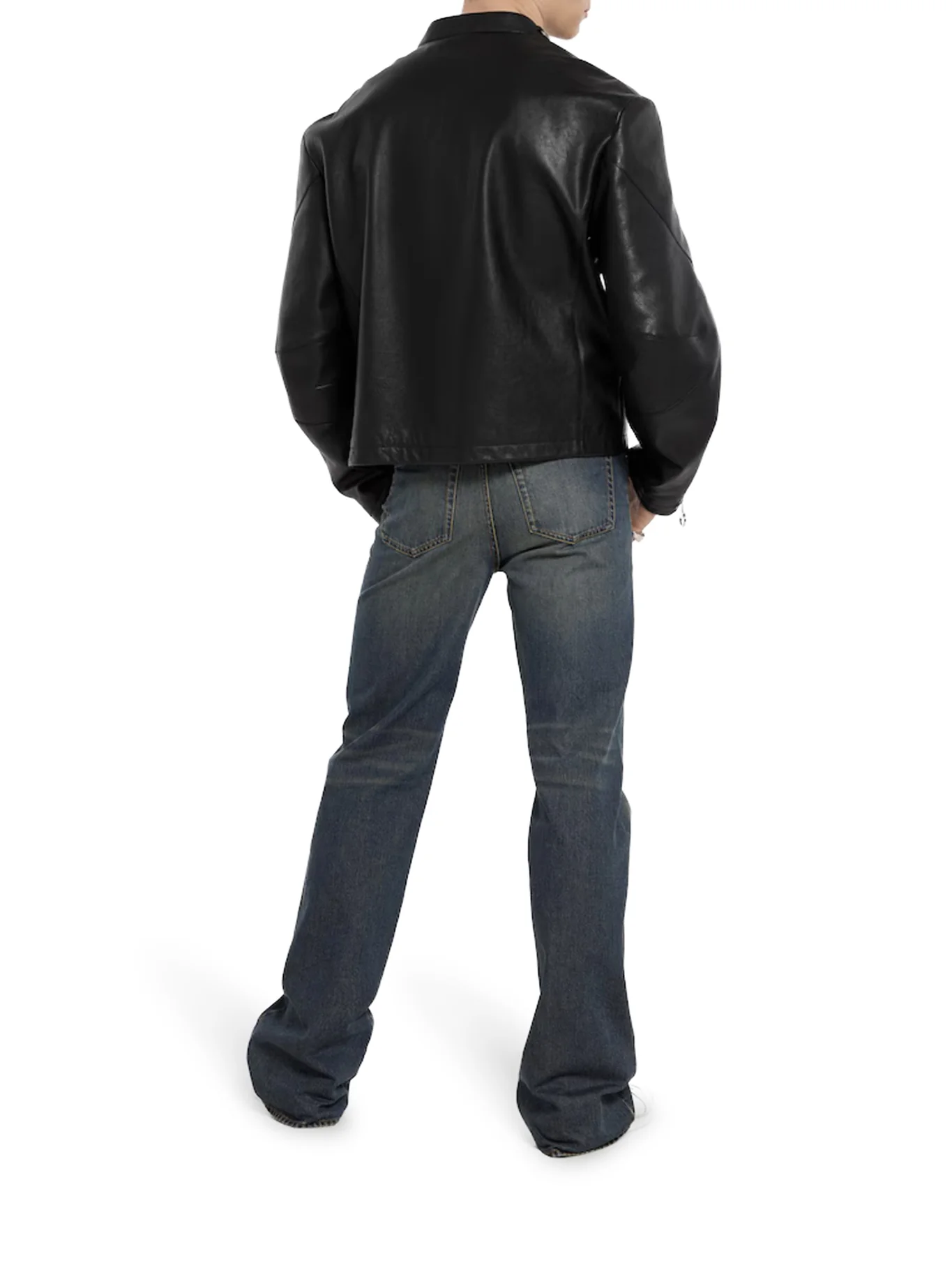 LEATHER JACKET WITH HORSEBIT - Image 4