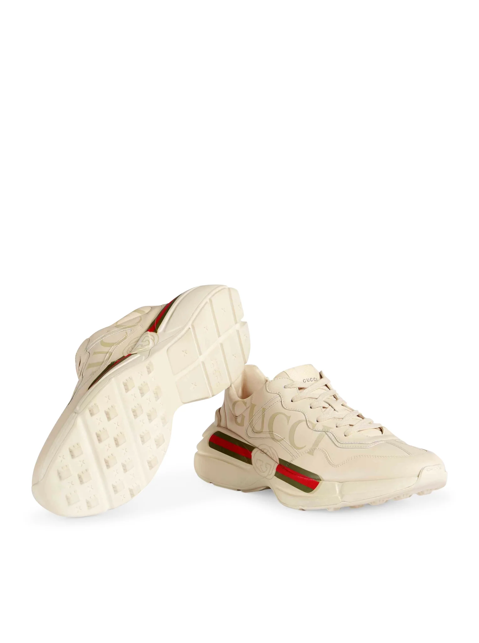 MEN`S RHYTON LEATHER WITH GUCCI LOGO - Image 6