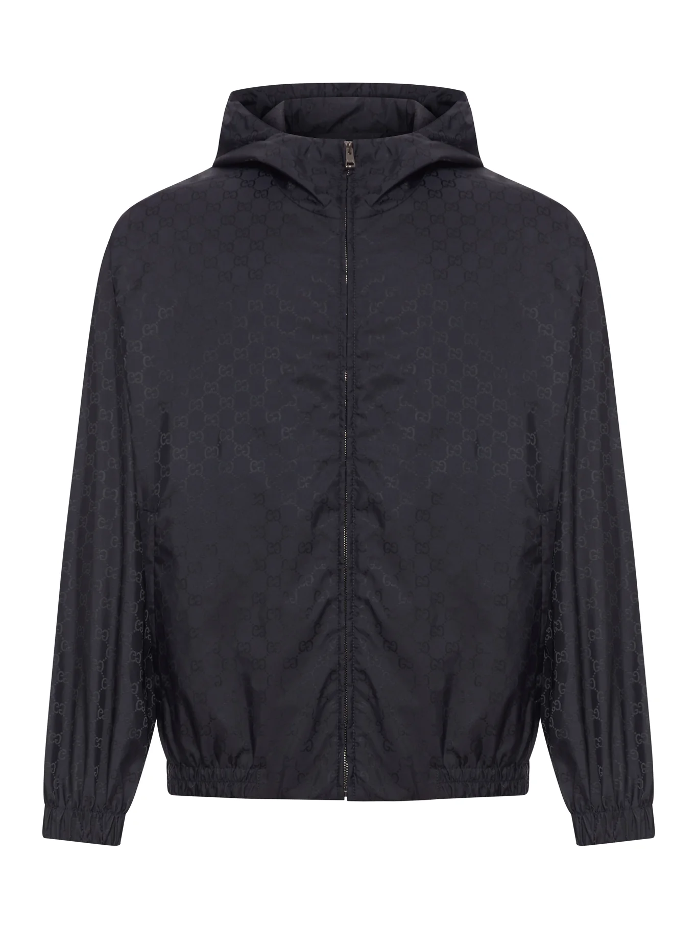 NYLON JACKET WITH ALLOVER GG LOGO