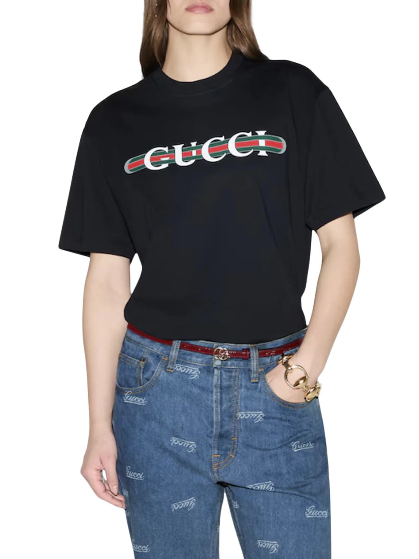 PRINTED COTTON JERSEY T-SHIRT - Image 3