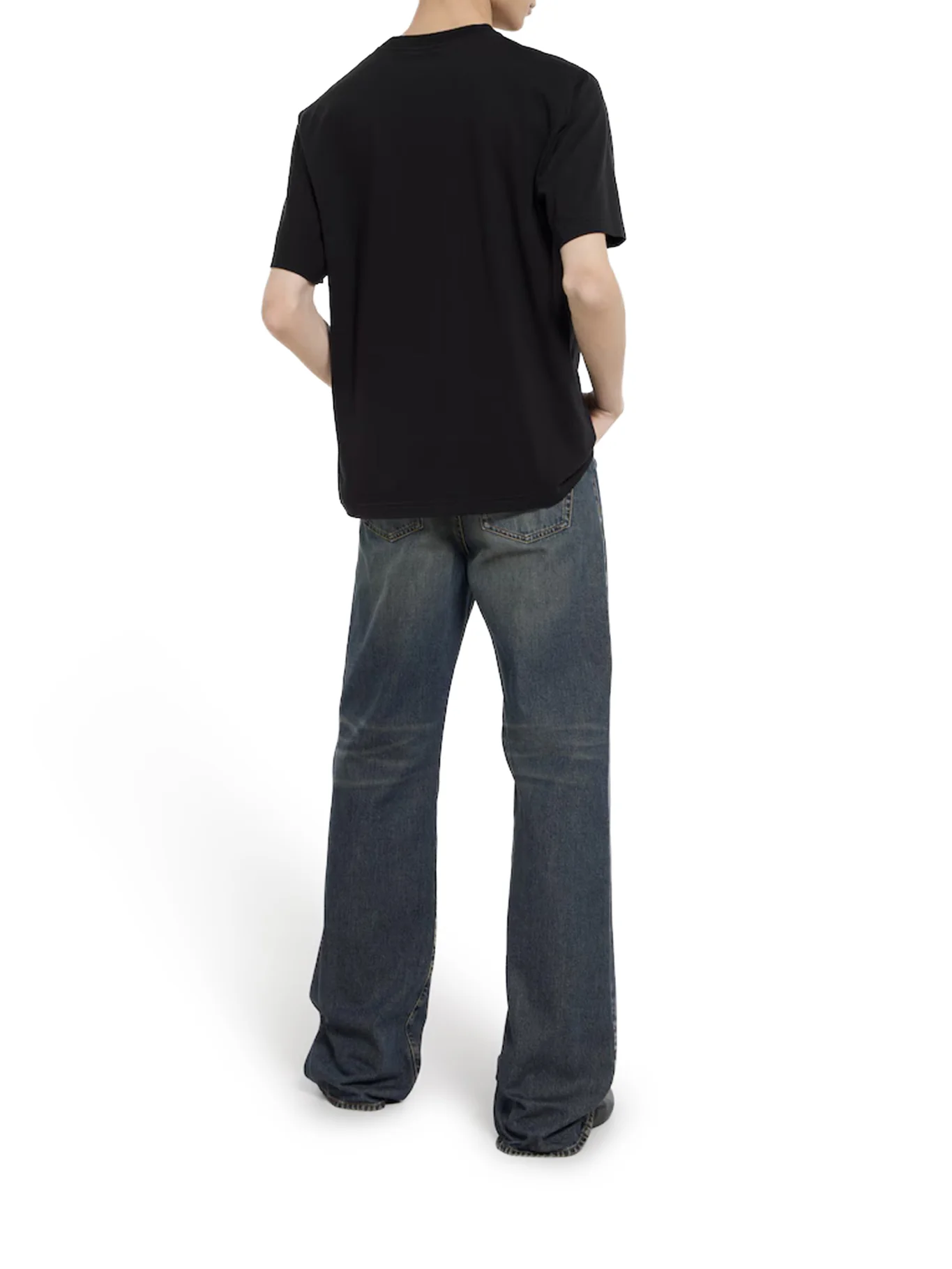 PRINTED SILK BLEND JERSEY T-SHIRT - Image 3
