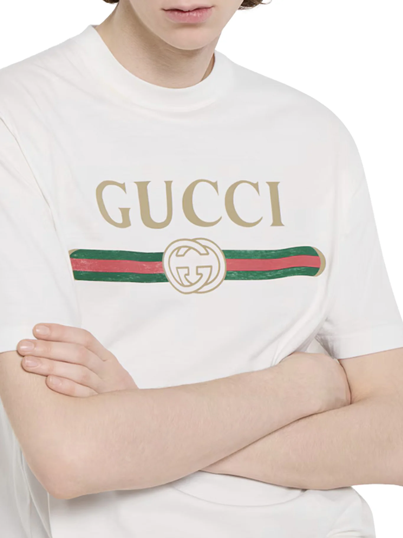 PRINTED SILK BLEND JERSEY T-SHIRT - Image 4