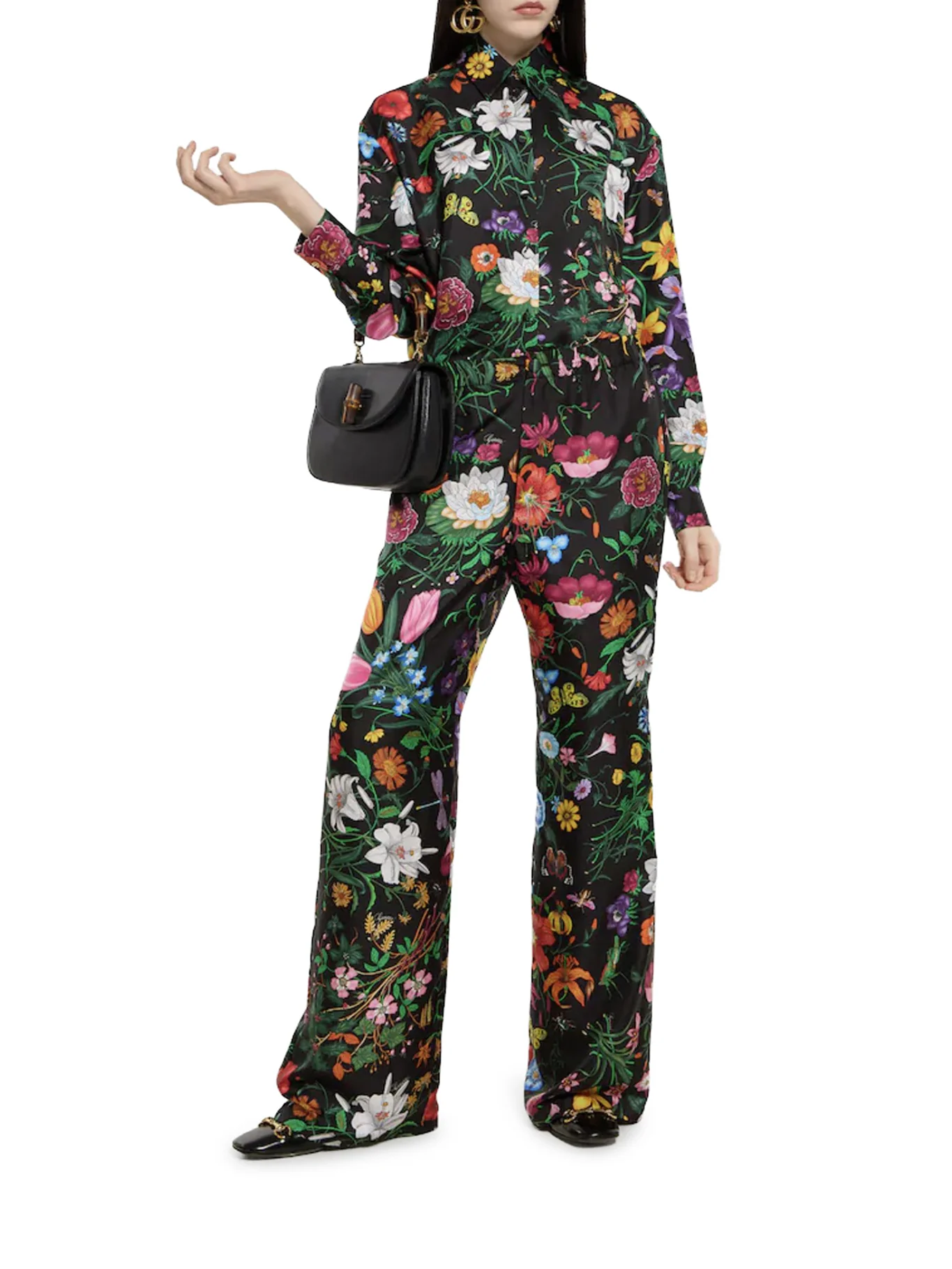 PRINTED SILK TWILL SHIRT - Image 2