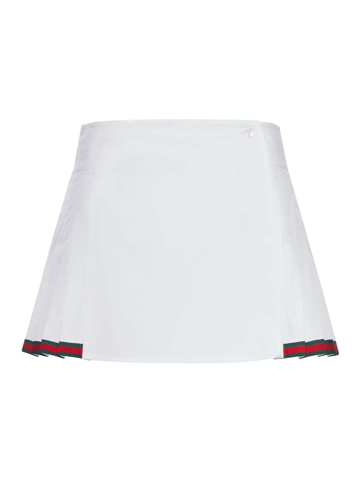 SHORT COTTON POPLIN SKIRT