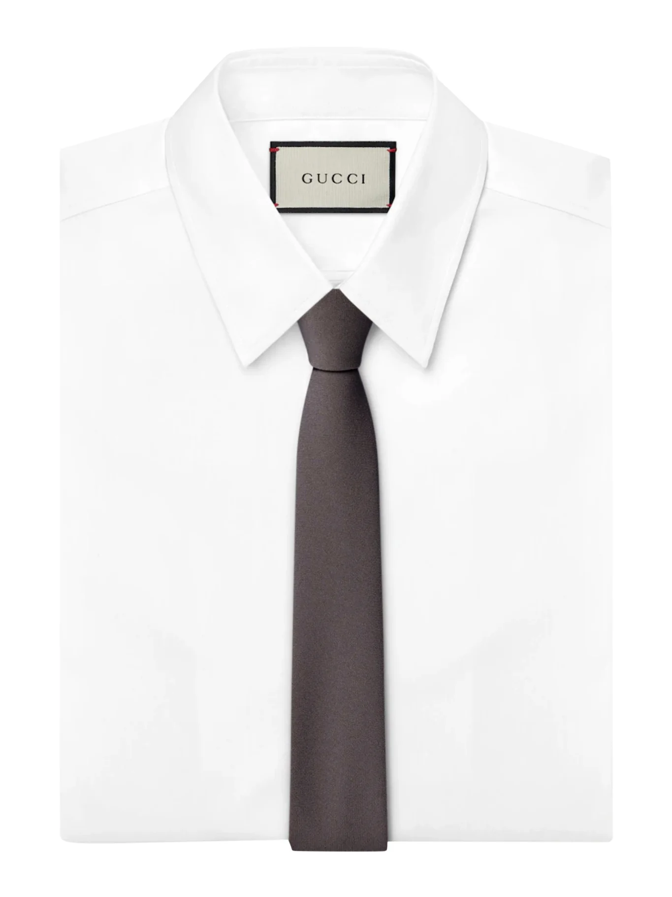 SILK TIE WITH CREPE EFFECT - Image 2